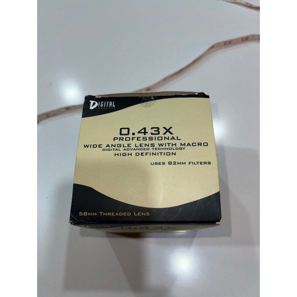 0.43X PROFESSIONAL WIDE ANGLE LENS WITH MACRO DIGITAL ADVANCED TECHNOLOGY